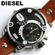 Black Dial Leather Band Diesel Watch - DZ7264.jpg